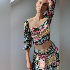 Zara SET size XS skirt and top